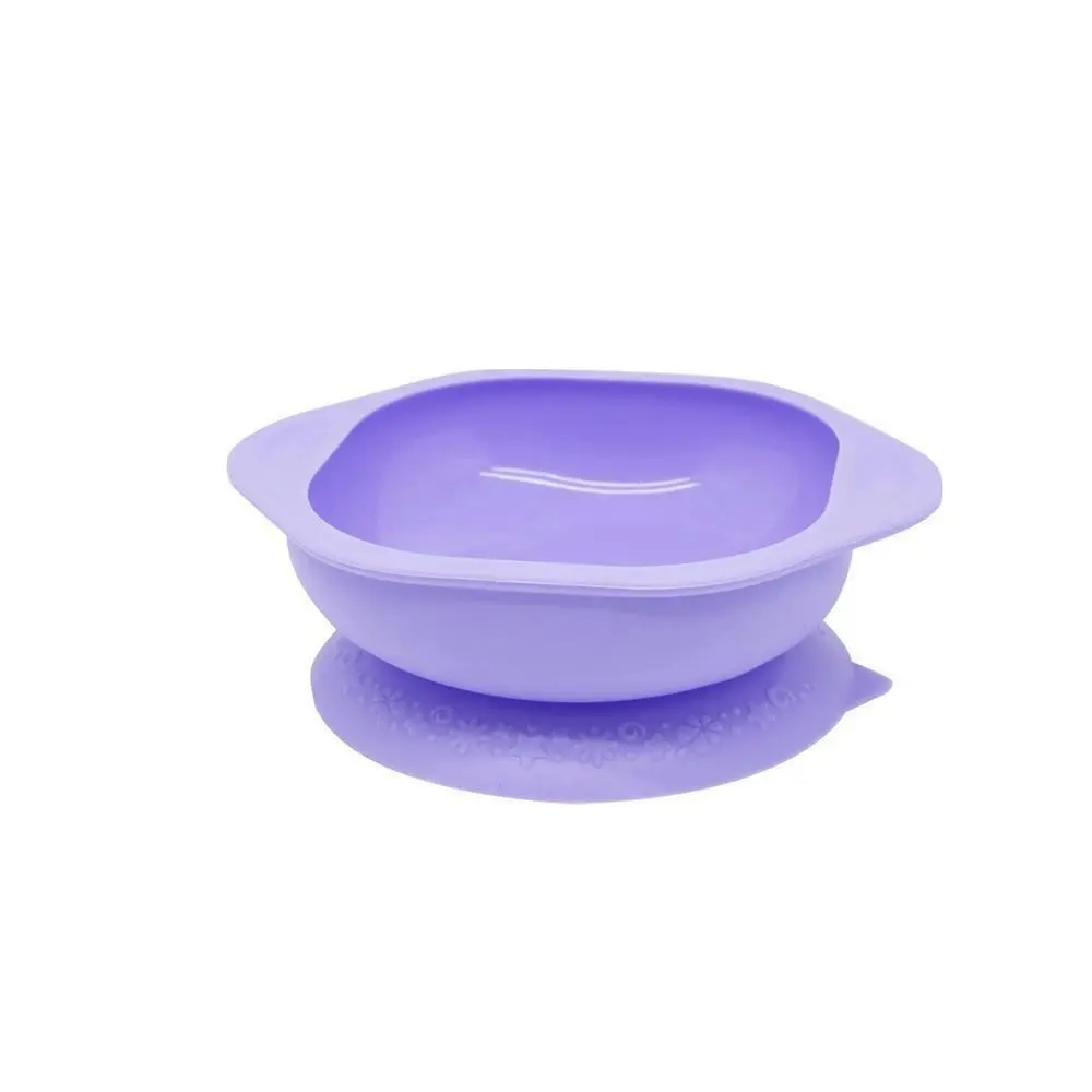 2x Marcus & Marcus Toddler/Baby Suction Cup Eating Bowl Lilac Willo Whale 12m+