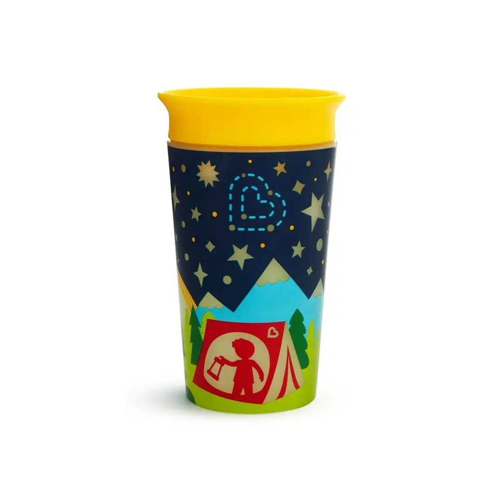 Munchkin 266ml Baby/Kids Miracle 360° Glow in the Dark Sippy Cup 36m+ Assort