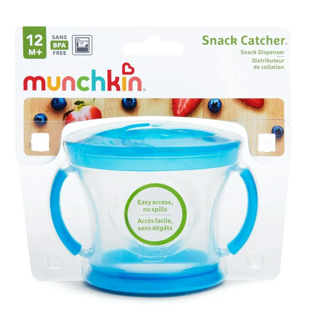 Munchkin Baby/Toddler Food Snack Catcher Dispenser 12m+ 13cm BPA Free Assorted