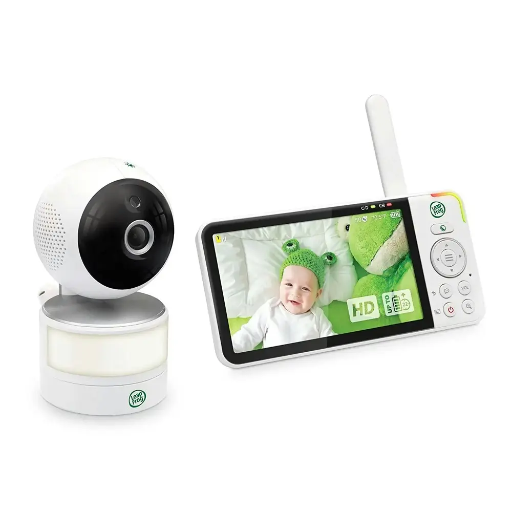 LeapFrog LF915HD 5in HD Video/Audio Pan & Tilt Baby Monitor w/ 2 Cameras 8x Zoom