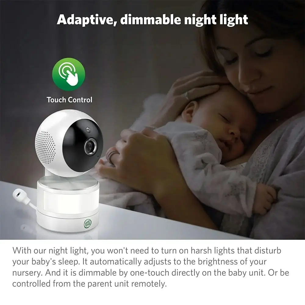 LeapFrog LF915HD 5in HD Video/Audio Pan & Tilt Camera Baby Monitor w/Night Light