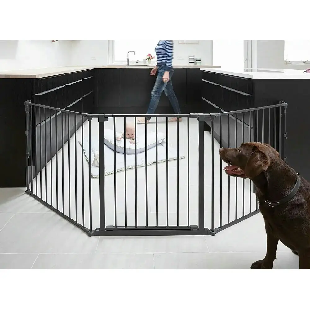 BabyDan Flex Configure System XL Baby/Infant Safety Gate Protection Barrier BLK