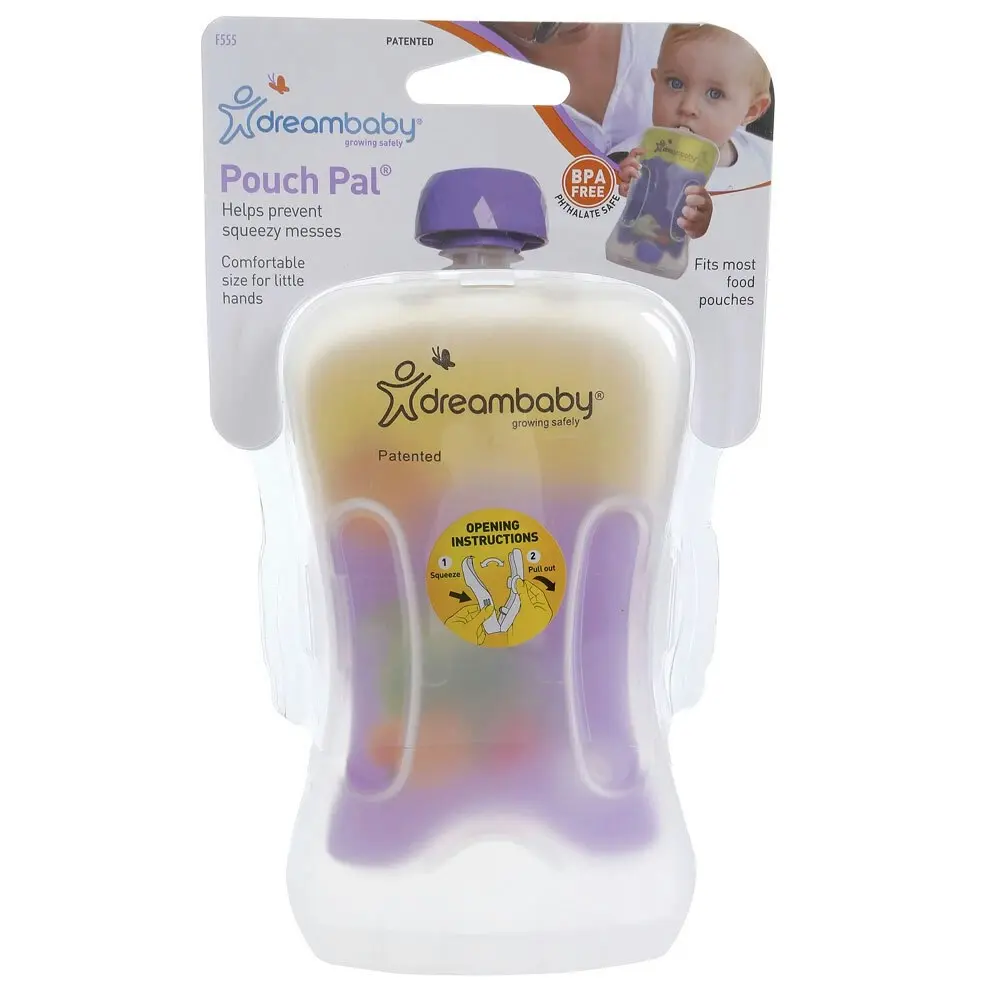 dreambaby Pouch Pal 15cm Storage Container/Holder Baby 6m+ For Food Pouches