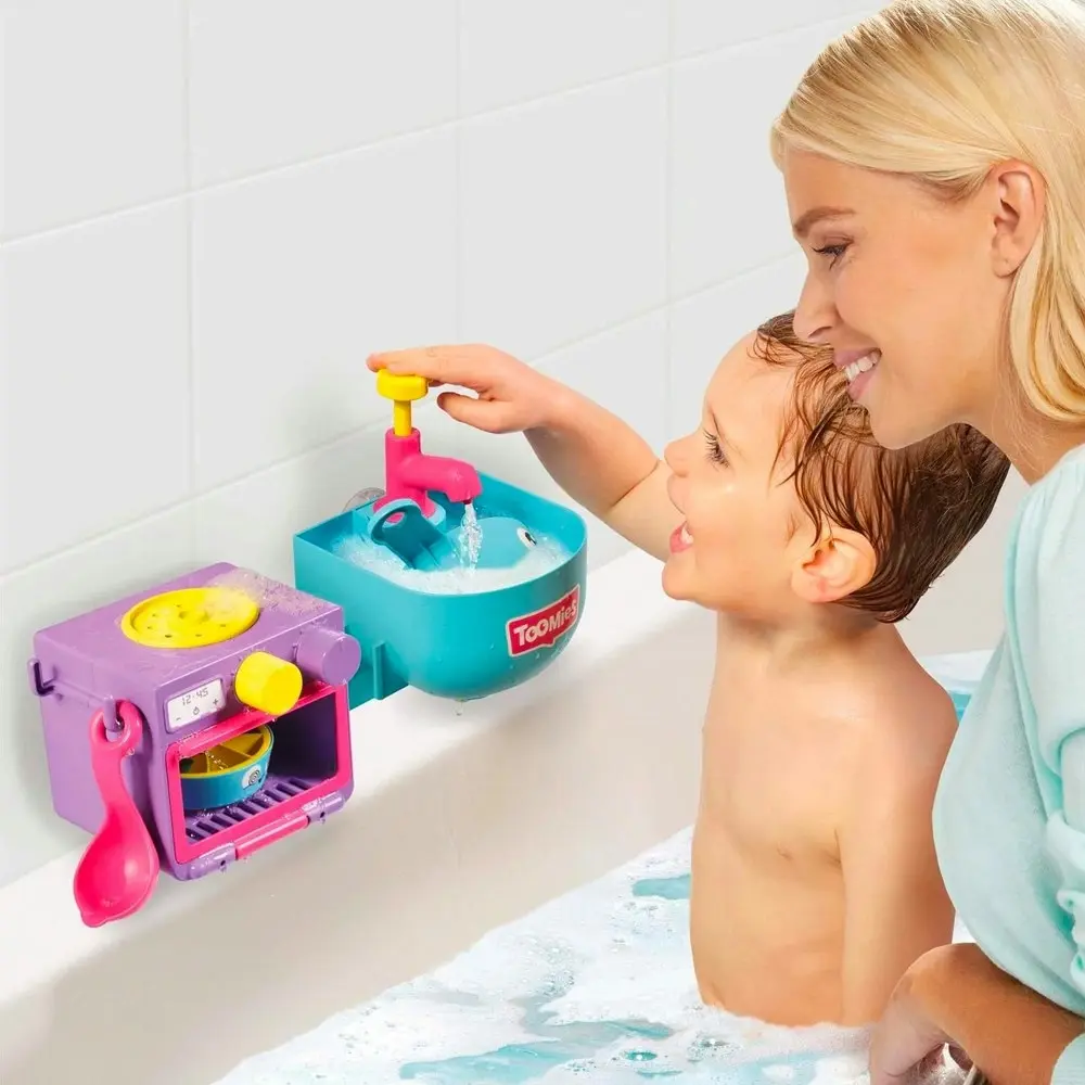 TOMY Toomies Kids/Children/Toddler Bubble & Bake Bathtime Kitchen Toy Set 18m+