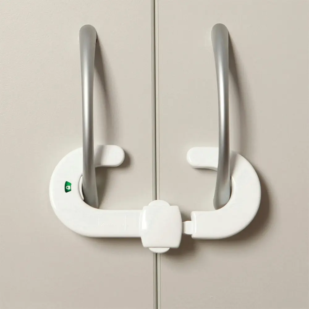 dreambaby Ezy Check Baby/Toddler Safety/Protection Secure-A-Lock Latch White