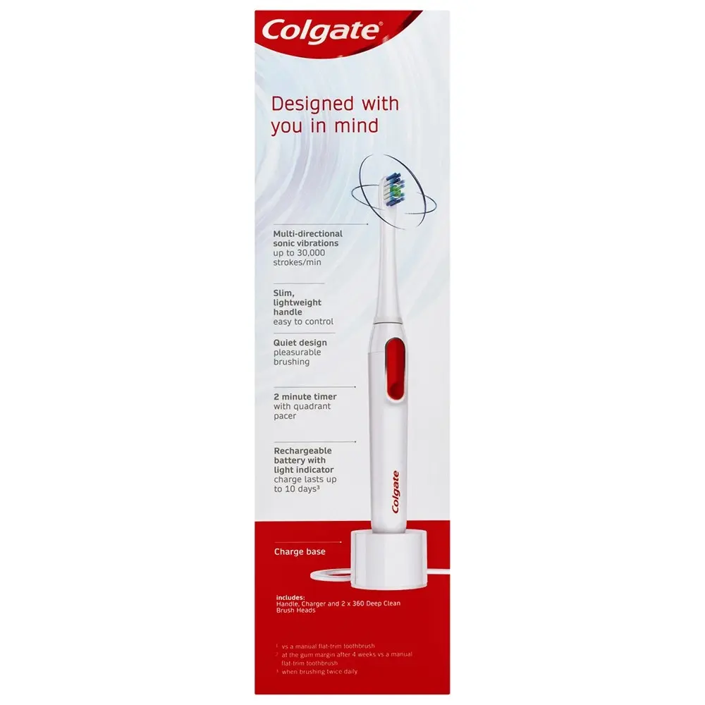 Colgate Sonic ProClinical 250R Soft Bristles Electric Rechargeable Toothbrush WT