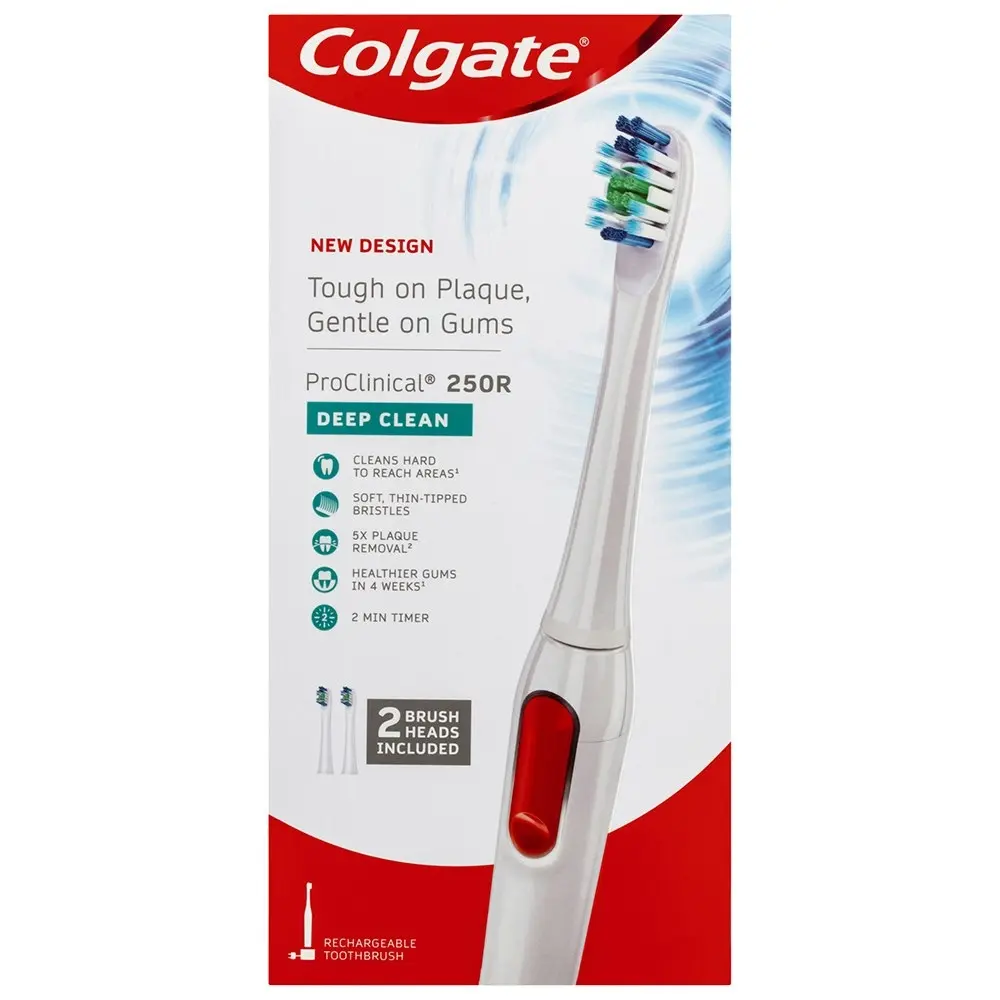 Colgate Sonic ProClinical 250R Soft Bristles Electric Rechargeable Toothbrush WT