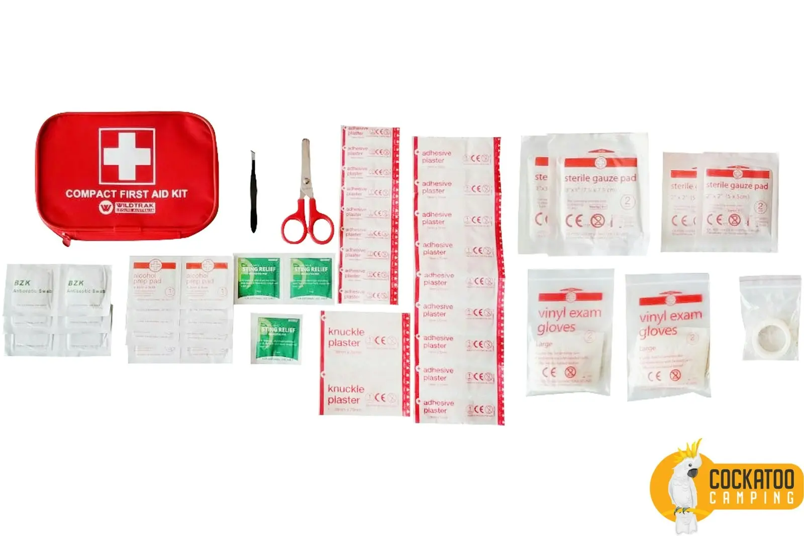 80pc Wildtrak Family First Aid Kit Family Camping/Travel Medical Survival Bag