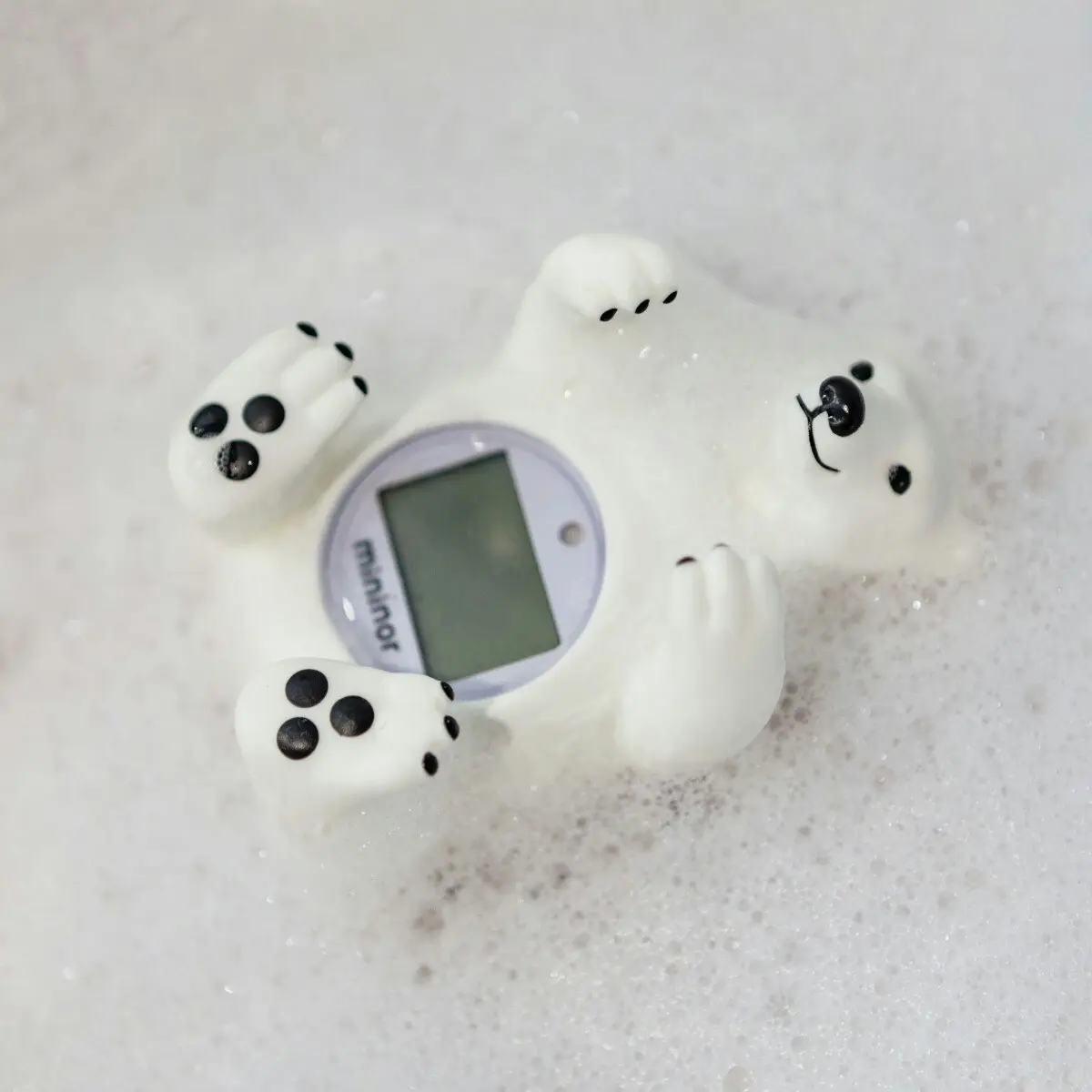 Mininor Baby/Infant Bath Animal Toy Water Safety Thermometer White Polar Bear