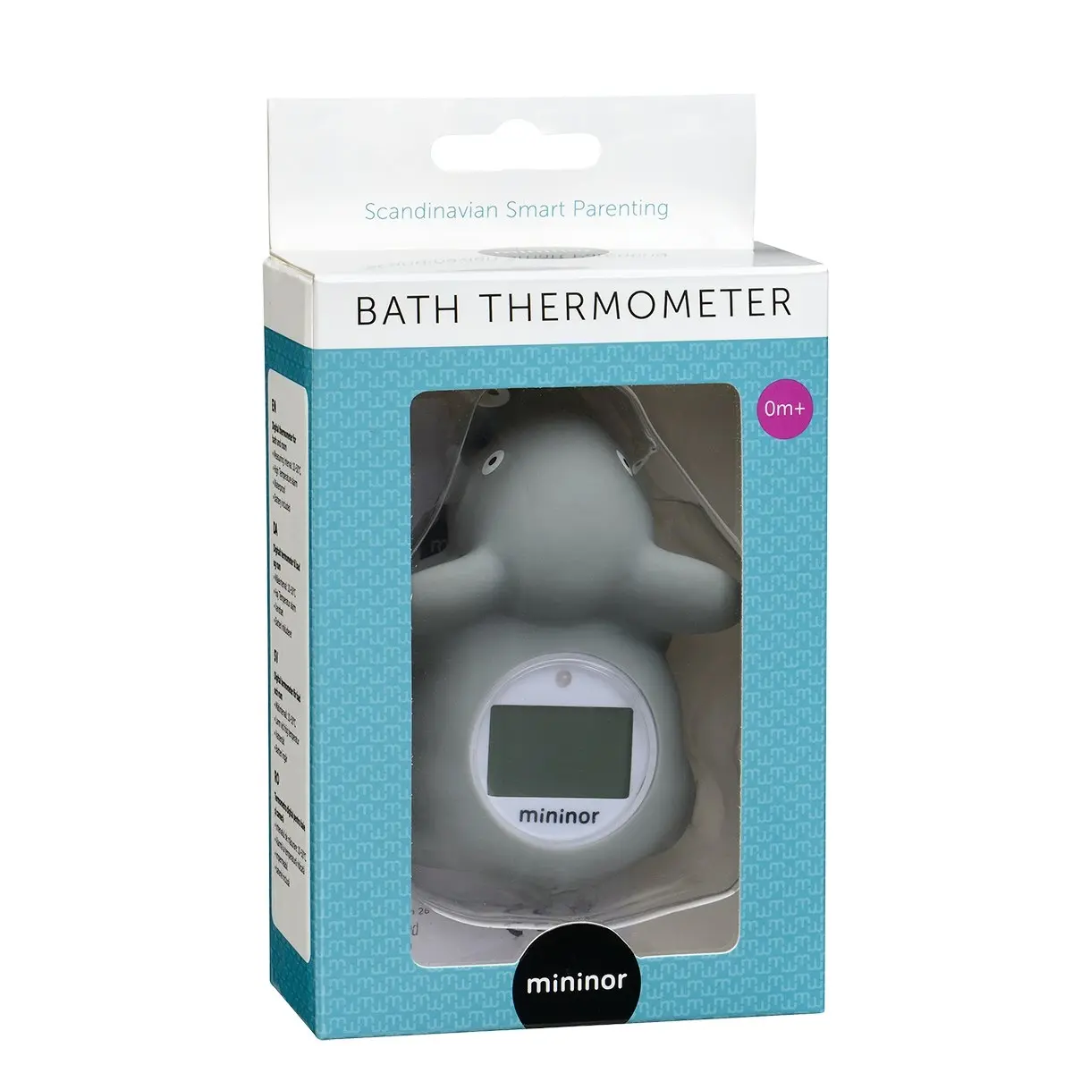 Mininor Baby/Infant Bath/Shower Animal Toy Safety Thermometer Grey Elephant