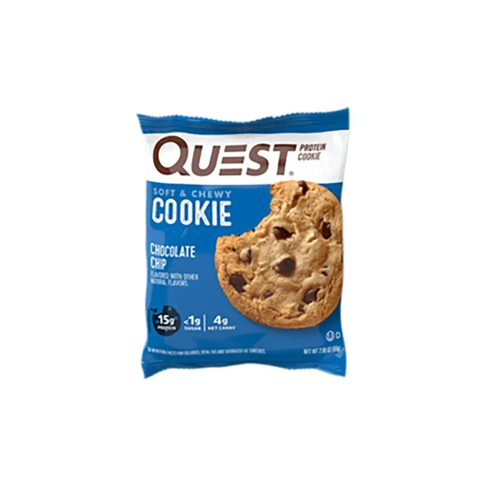 12pc Quest 59g Protein Cookie Healthy Weight Management Snack Chocolate Chip