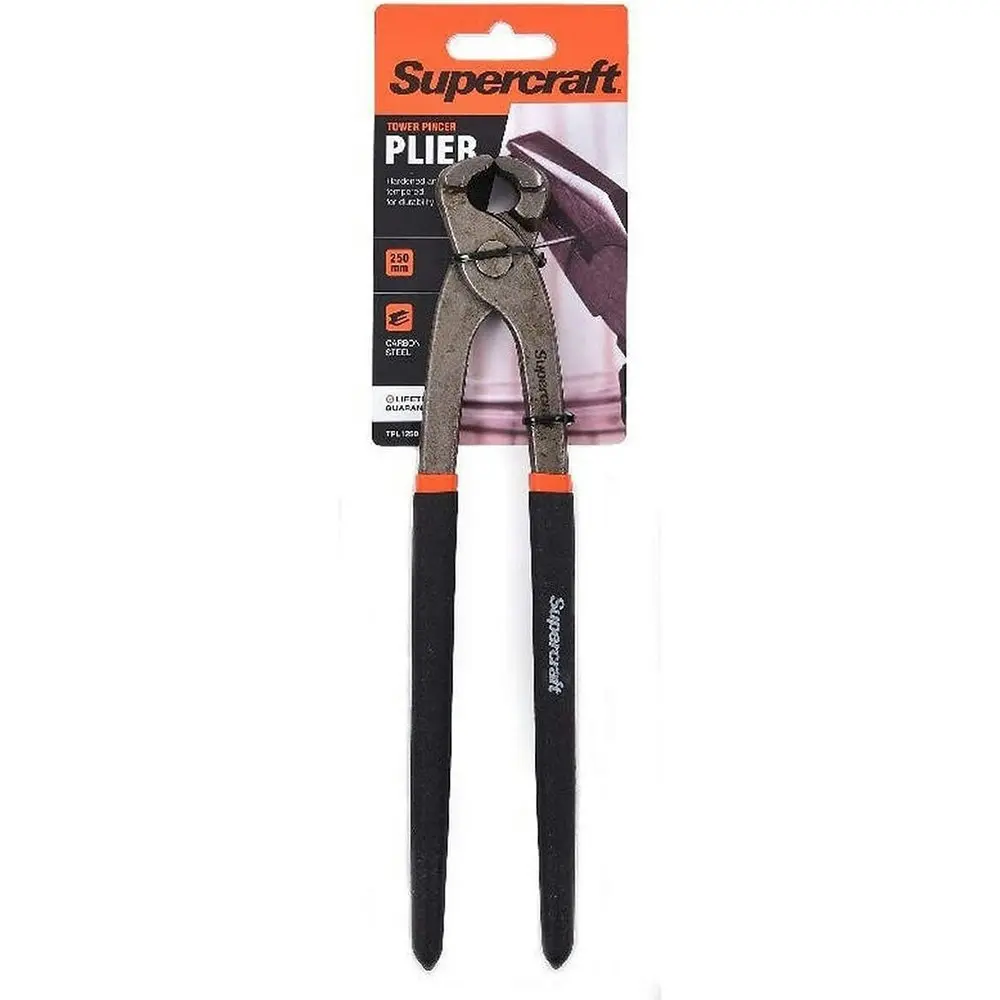 2x Supercraft Side Cutting Nose Pliers With Soft Grip Handles 145mm Cr-Ni Steel