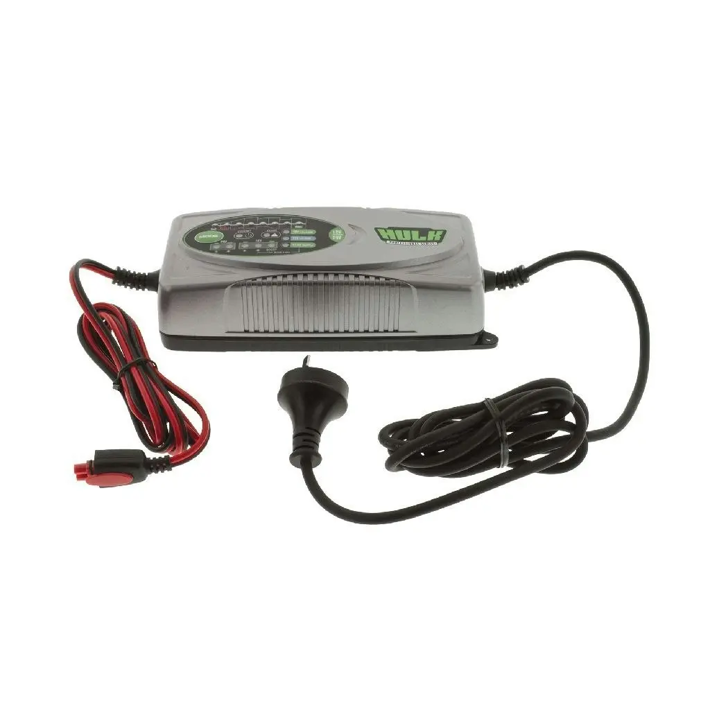 Hulk 4X4 Full Automatic Switchmode 7.5 Amp Car/Vehicle Battery Charger 12/24V