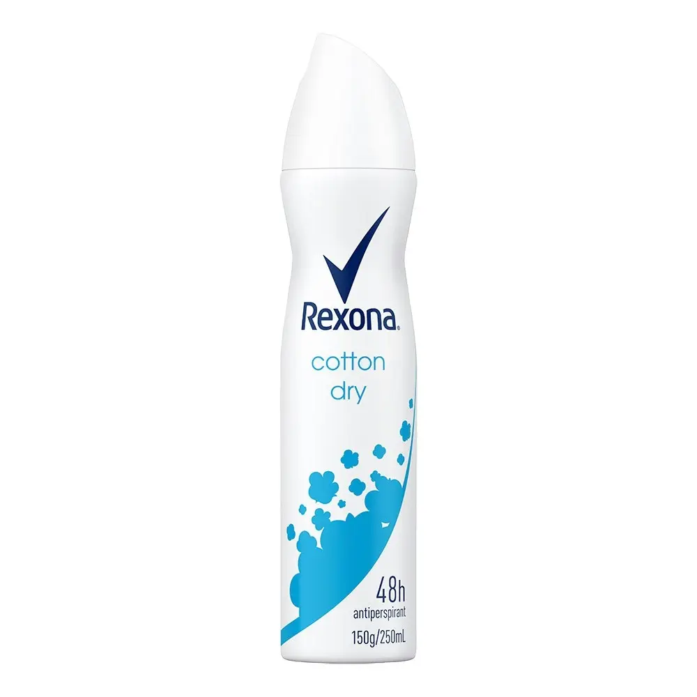 6x Rexona 250ml Women Antiperspirant Deodorant Aerosol Spray f/ Her Cotton Fresh