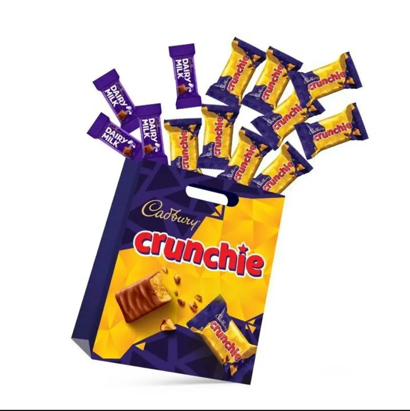 Cadbury Crunchie/Dairy Milk Chocolate Showbag Bite Size Snacks/Confectionery