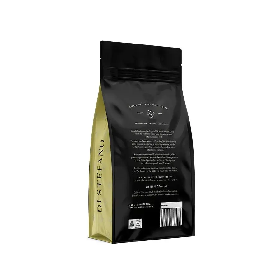 Di Stefano Medium To Dark Roast Black Coffee Beans 109 Speciality Blend 250g