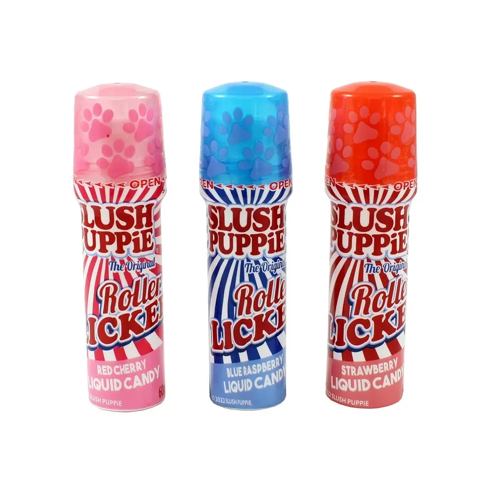 15pc Slush Puppie Roller Licker Liquid Candy Confectionary/Candy 60ml Kids 5y+