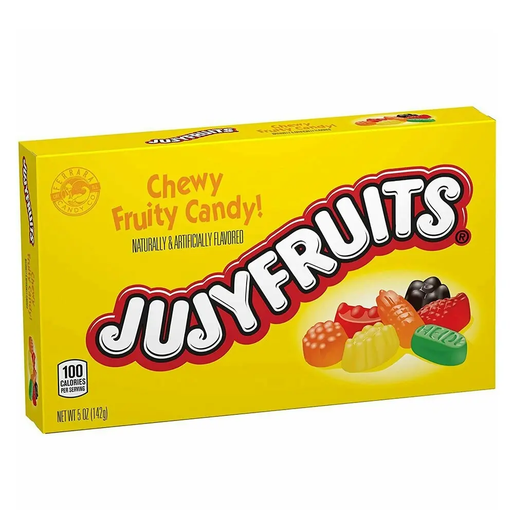 2x Jujyfruits 142g Movie/Theater Box Chewy Candy/Sweets/Confectionary 5 Flavours