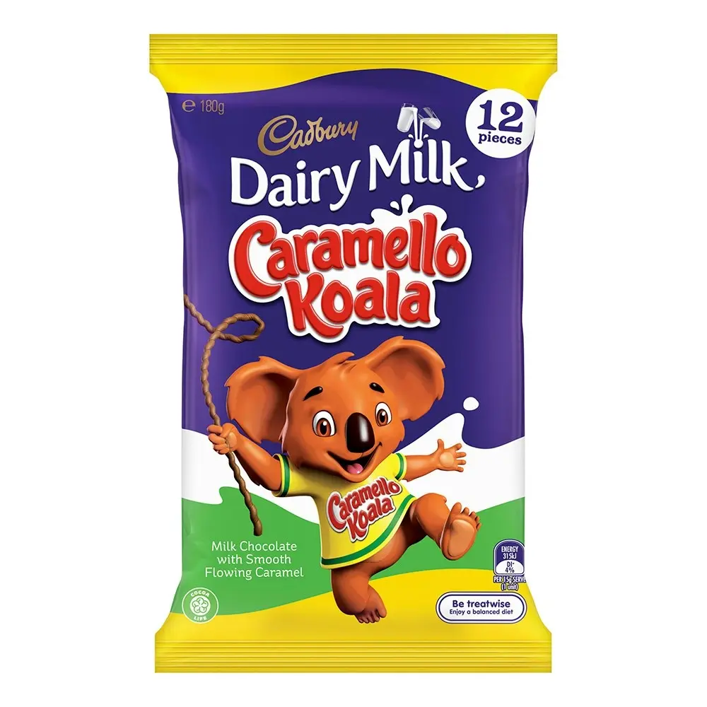 36pc Cadbury Dairy Milk 180g Chocolate Caramello Koala Sharepack Choco Sweets