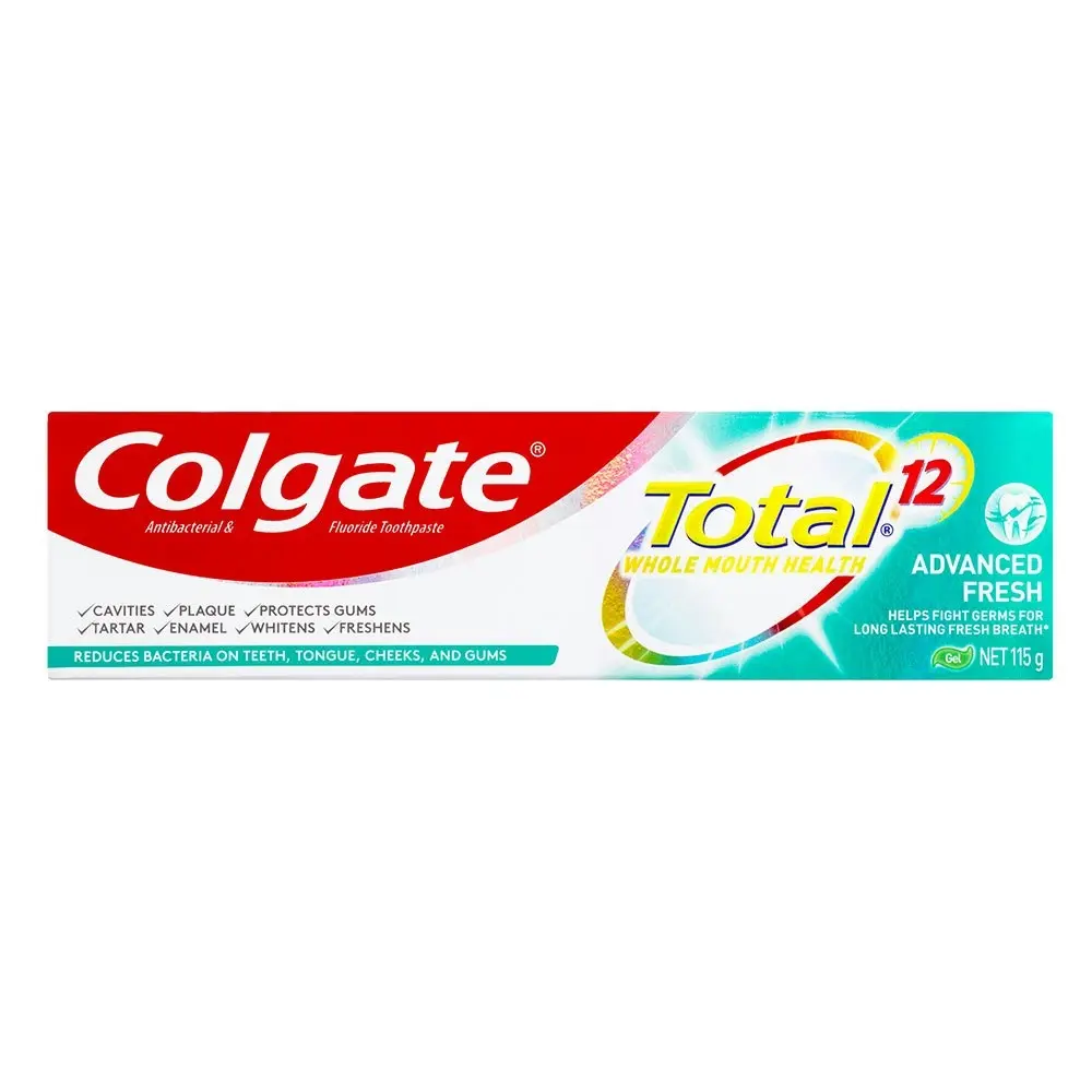 3x 115g Colgate Toothpaste Total Advanced Fresh Dental/Teeth Hygiene/Cleaning