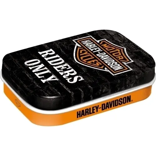 Nostalgic Art 6cm Mint Tin Box Harley-Davidson Riders Only Fresh Breath Candy