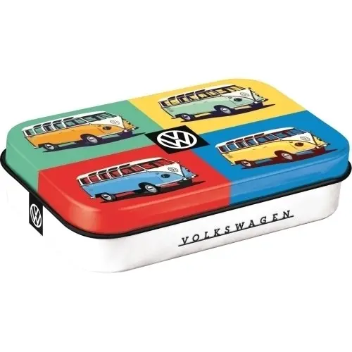 Nostalgic Art 10cm Mint Tin Box XL VW Bulli Pop Art Fresh Breath Candy Mints