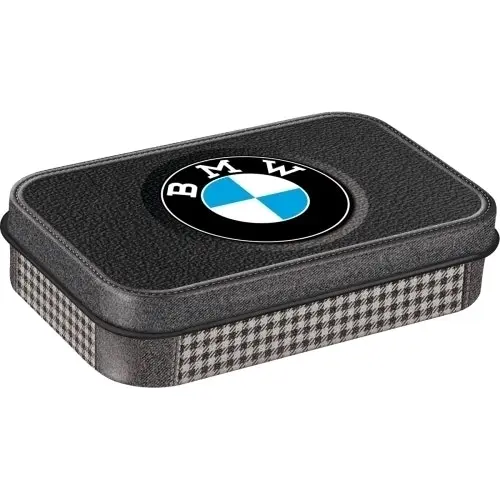 Nostalgic Art 10cm Mint Tin Box XL BMW Classic Pepita Fresh Breath Hard Candy