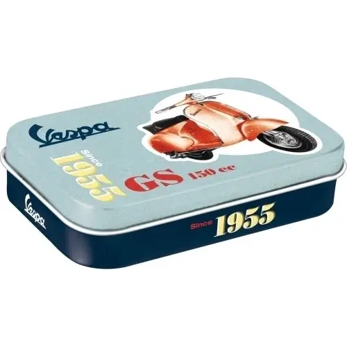 Nostalgic Art 10cm Mint Tin Box XL Vespa GS150 Since 1955 Fresh Breath Candy