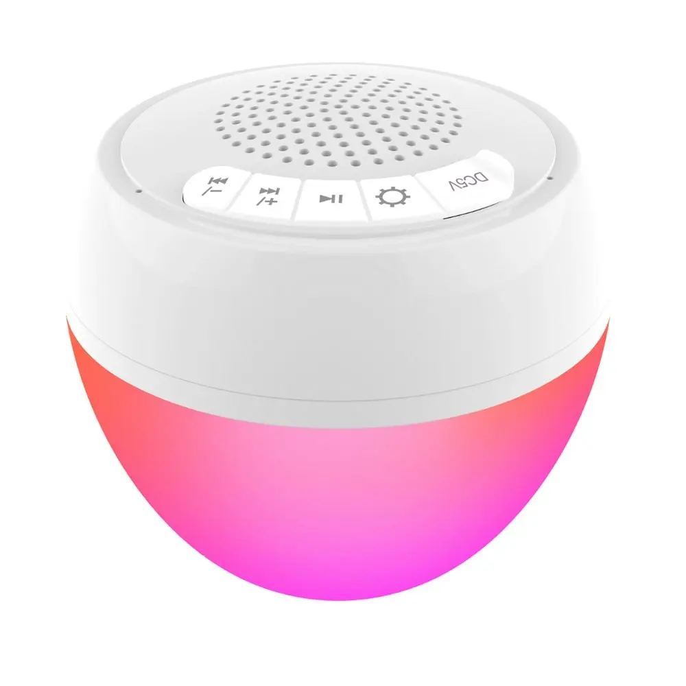 Spire 5W Mini Floating LED Portable Bluetooth 5.3 Waterproof Pool Hi-Fi Speaker