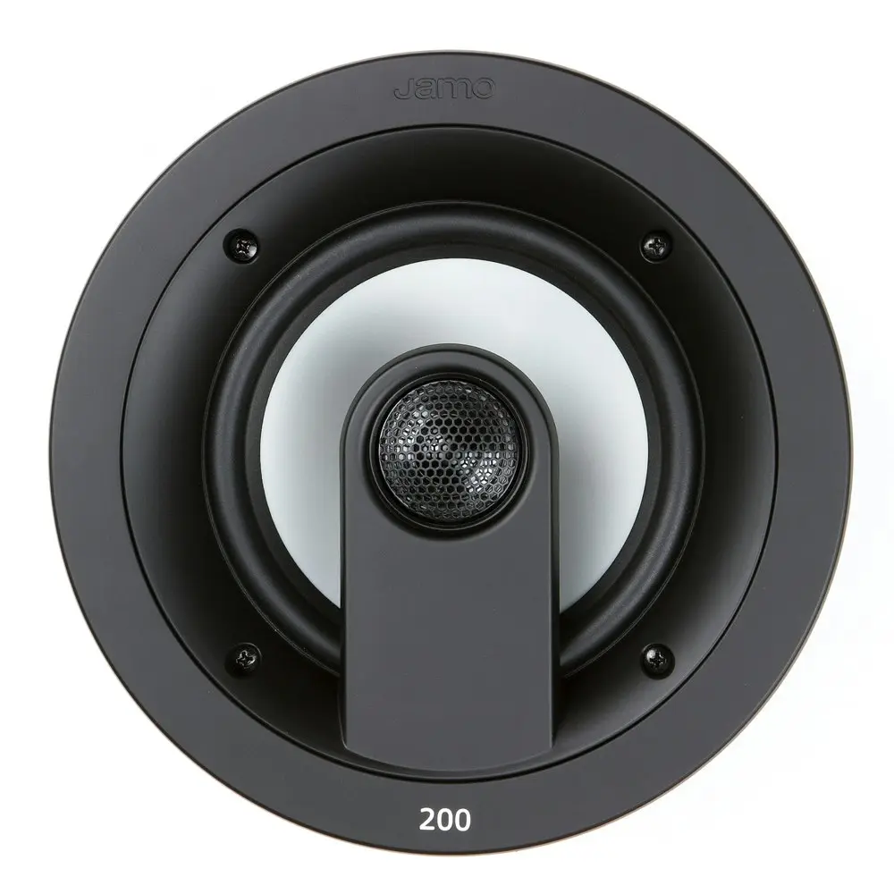 Jamo Round High Performance In Ceiling Speaker Pair 201mm Home Cinema IC206FG