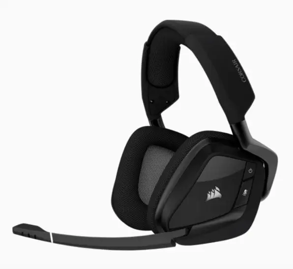 Corsair Void Elite Headphone Wireless Gaming Headset w/ Mic f/ Desktop PC BLK