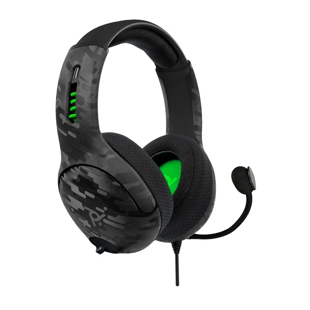 PDP Gaming LVL50 Wired Stereo Gaming Headset f/Xbox Seris X/S/One Console Camo