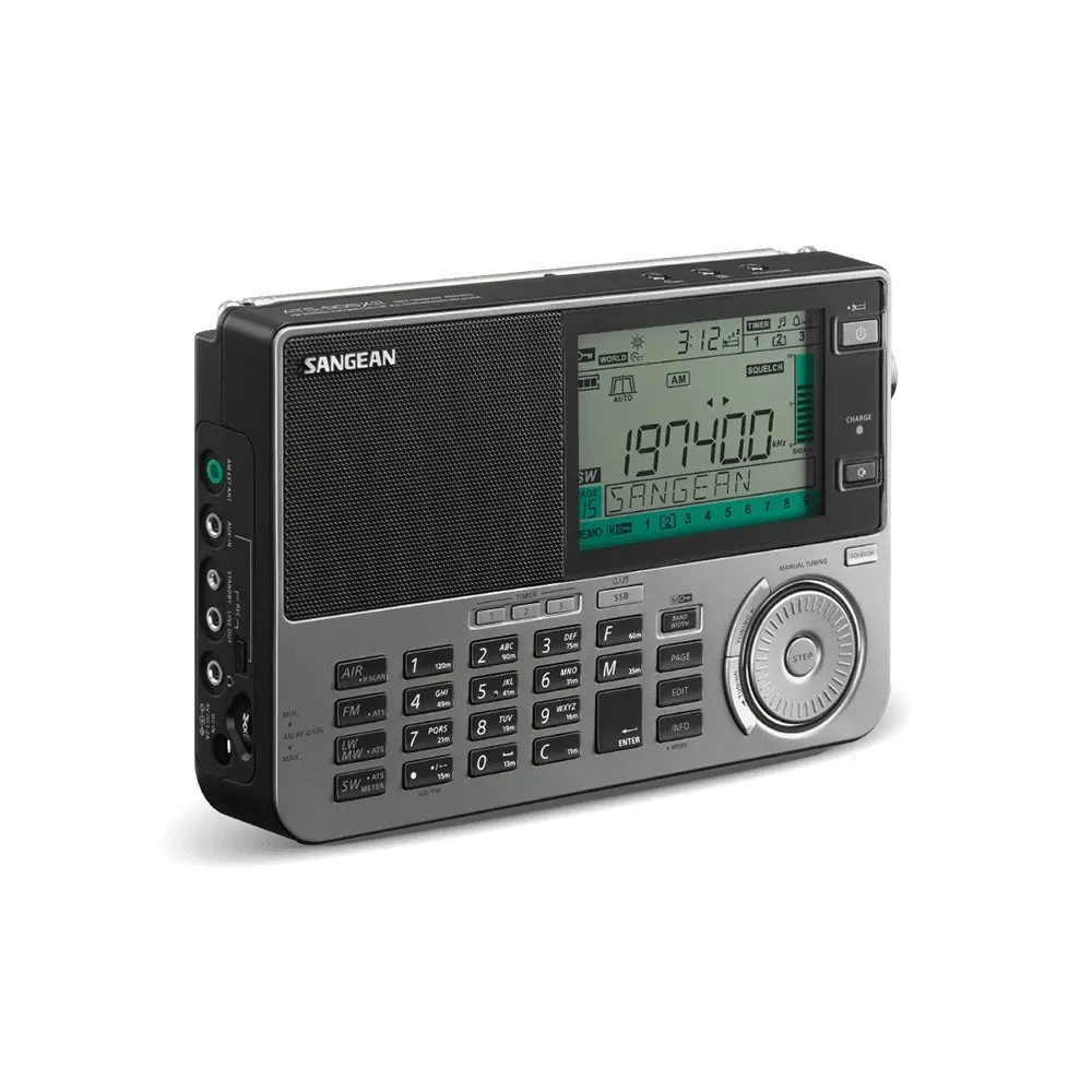 Sangean ATS-909X2 ATS Portable AM/FM Radio LCD UKW/LW/MW/AUX/LW Receiver White