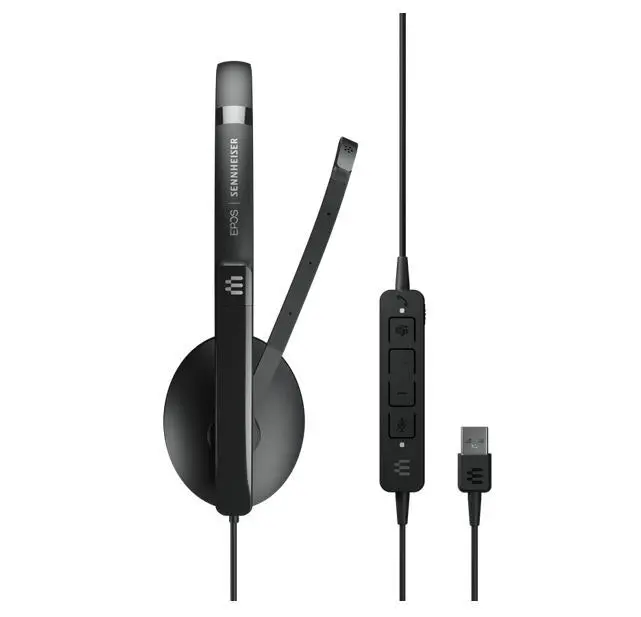 Sennheiser On-Ear Double-Sided USB-A Headset/Headphones For PC/Computer Laptop