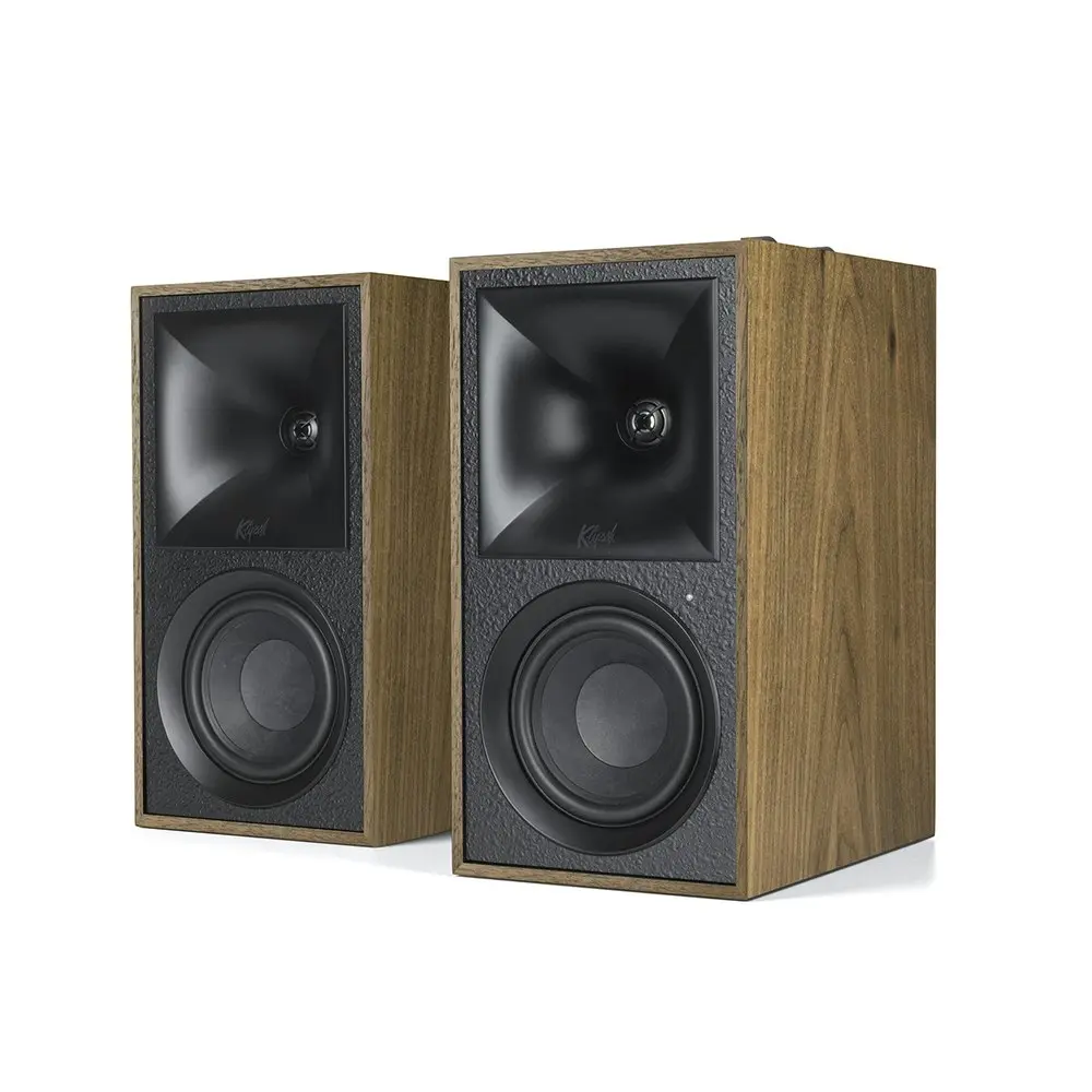 2x Klipsch The Fives Powered Monitor/Bookshelf Speaker Wireless/Bluetooth Walnut