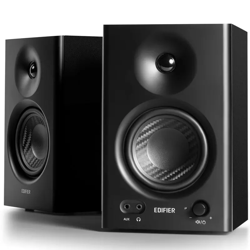 Edifier MR4 Wooden Studio Audio Monitor Speaker Home Audio Entertainment Black