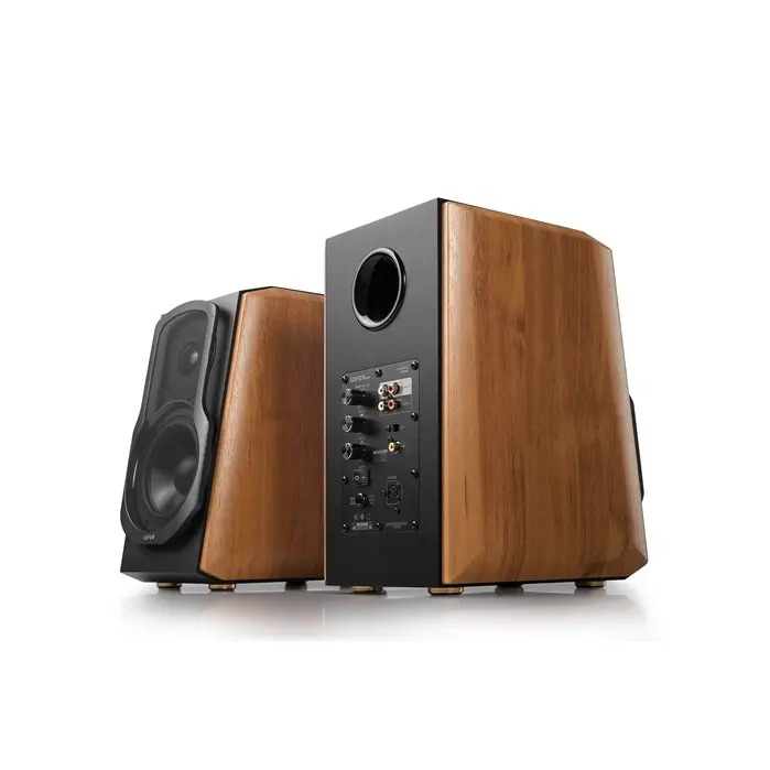 Edifier S1000MKII 2.0 Active Lifestyle Bookshelf Bluetooth Studio Speakers Brown