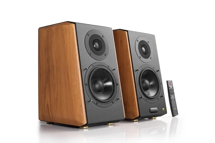 Edifier S1000MKII 2.0 Active Lifestyle Bookshelf Bluetooth Studio Speakers Brown