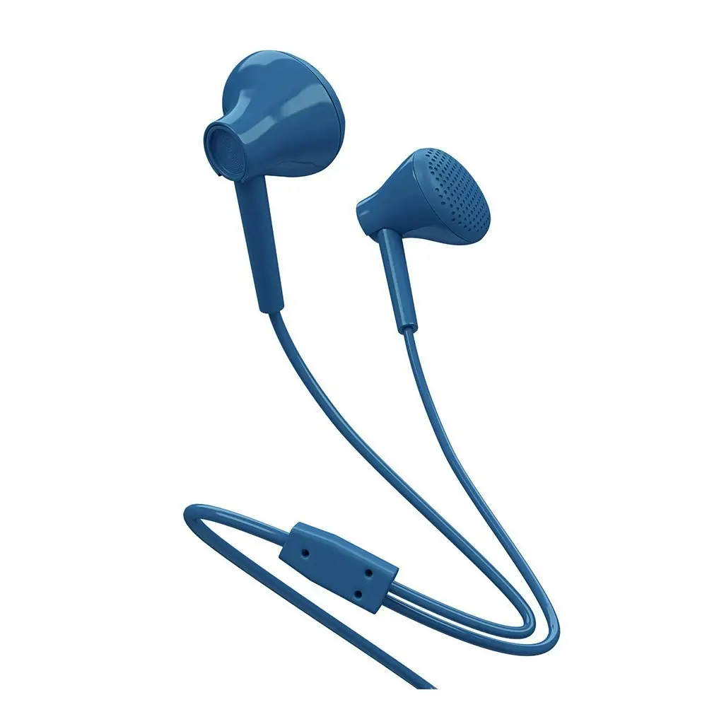 Liquid Ears Everyday Earphones In-Ear Earbuds/Headphones w/3.5mm Audio Jack Blue