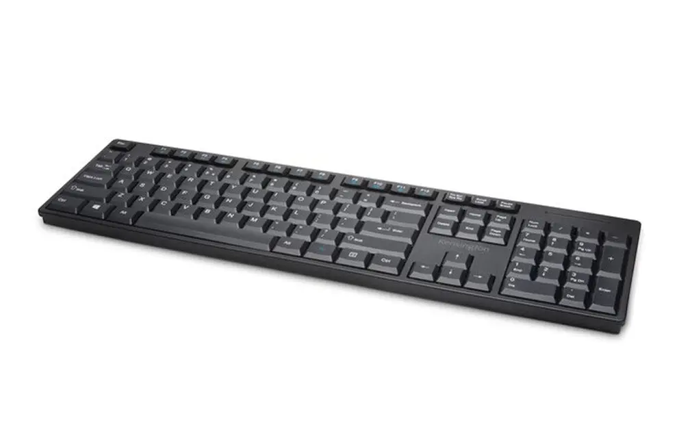 Kensington Pro Fit Smooth Low Profile Wireless Spill Proof Computer Keyboard