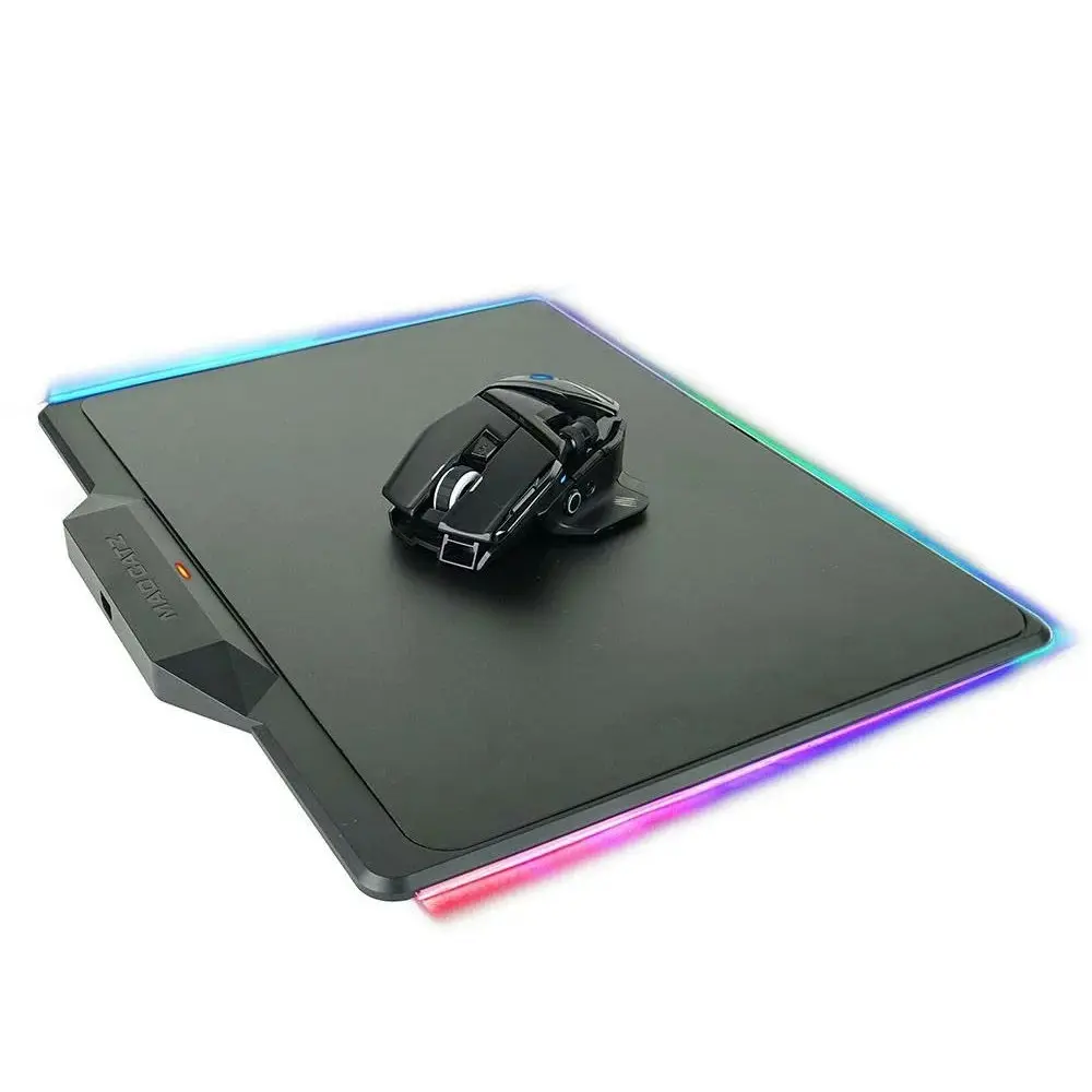 Mad Catz R.A.T. AIR Wireless RGB Gaming Mouse with Charging Mouse Pad Black