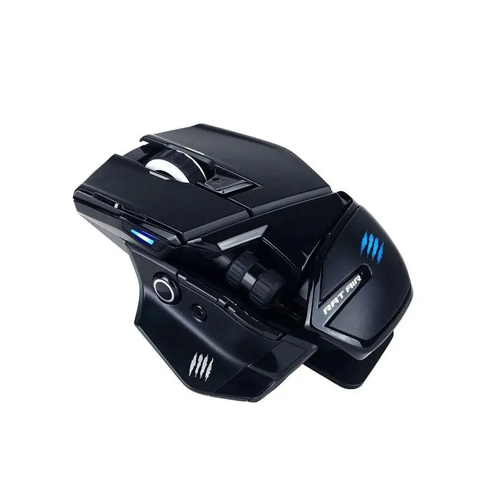 Mad Catz R.A.T. AIR Wireless RGB Gaming Mouse with Charging Mouse Pad Black