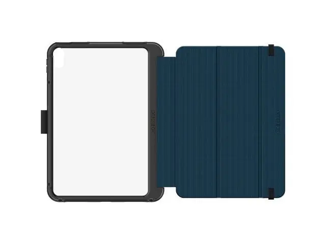 Otterbox Symmetry Folio Cover Protection Case For iPad 10.9 Gen 10 Black/Blue