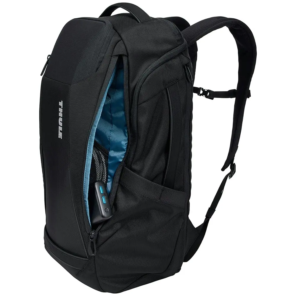 Thule Accent 28L Backpack Outdoor Travel Bag w/ Laptop/Tablet Compartment Black