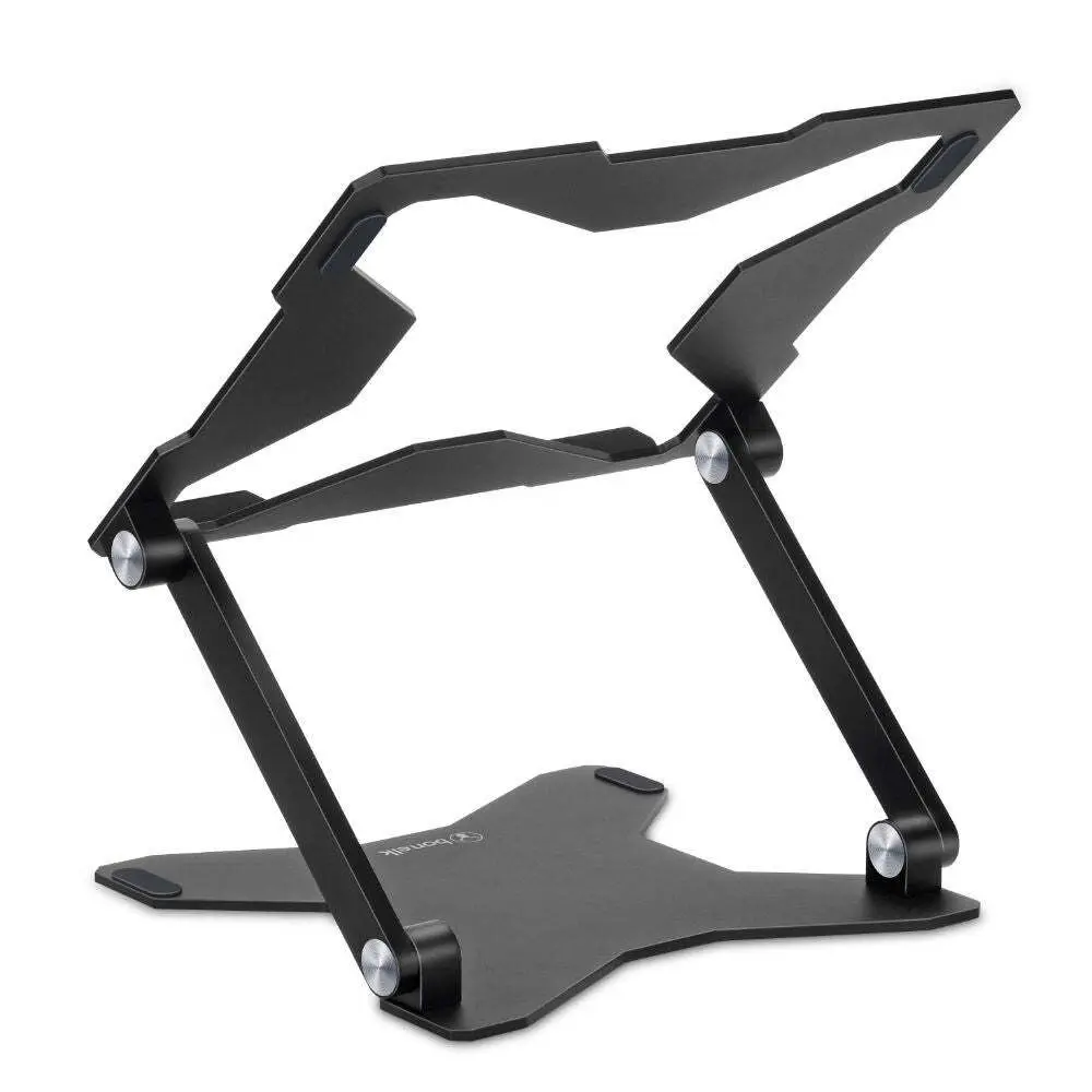 Bonelk Elevate Flow Foldable Stand Holder Riser For 11-17" Laptop/Notebook Black