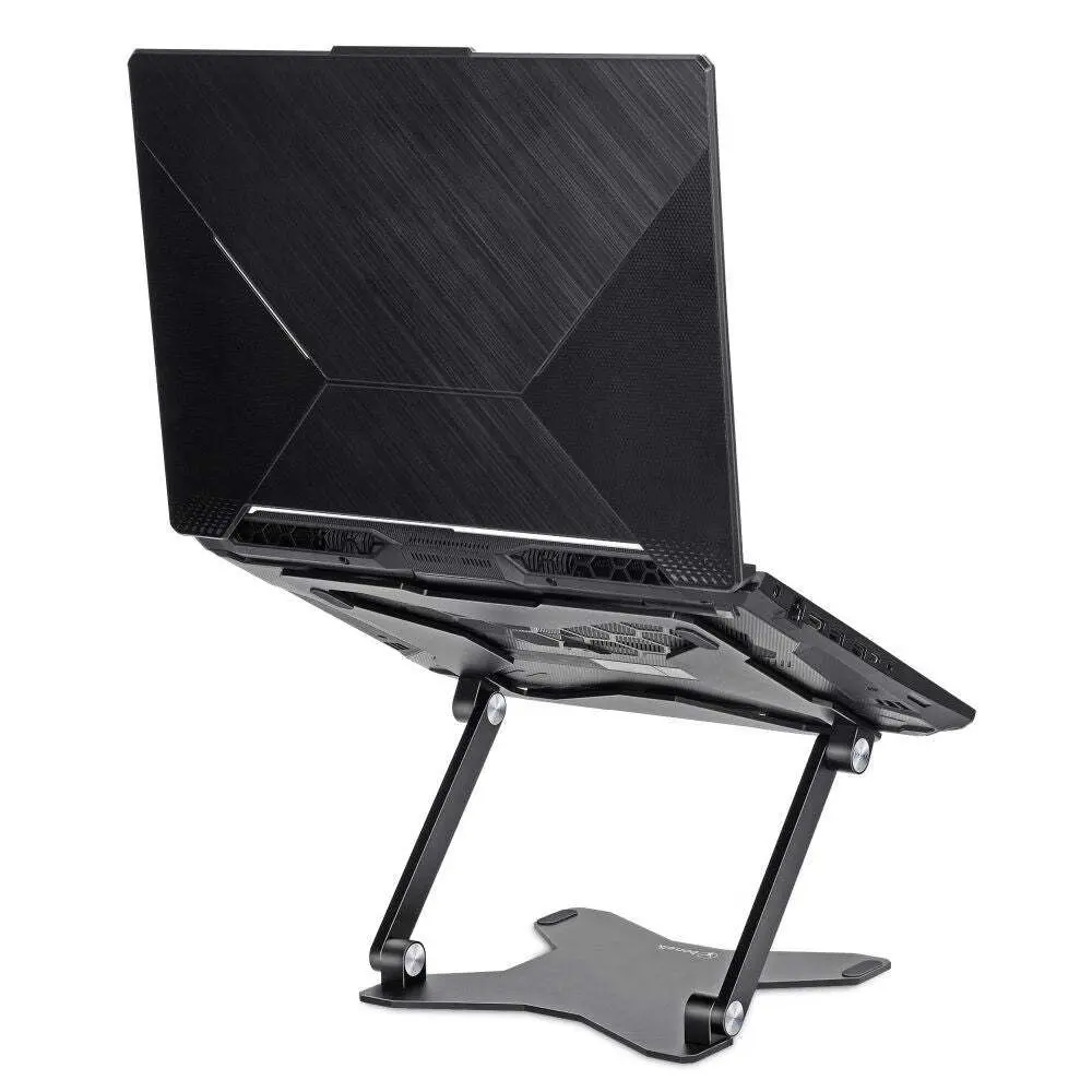 Bonelk Elevate Flow Foldable Stand Holder Riser For 11-17" Laptop/Notebook Black