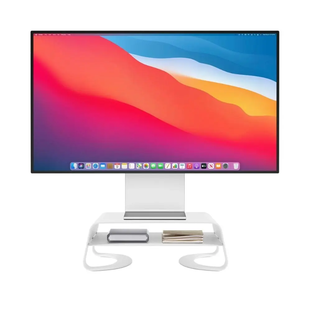 Twelve South Curve Riser Metal Stand Holder For iMac & Displays/Monitor White