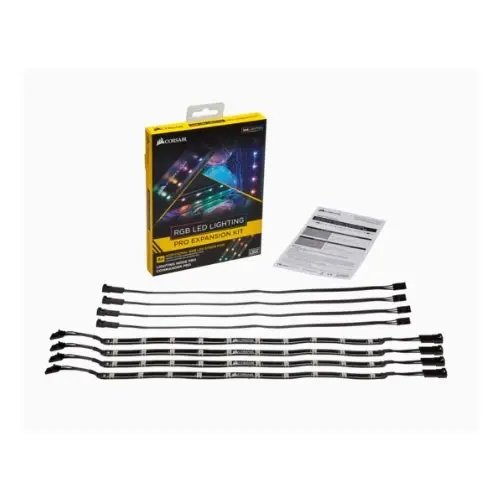 Corsair RGB 4 LED Strip Lighting Pro Expansion Kit f/Commander Pro/Lighting Node