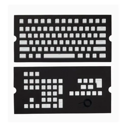 Corsair 104/105 Keyset Gaming PBT Double Shot Keycaps f/Mechanical Keyboard WHT