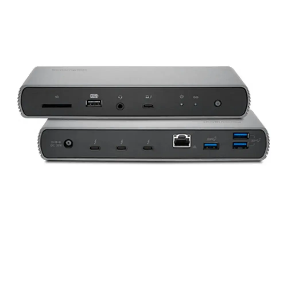 Kensington SD5700T Thunderbolt 4 Dual 4K Docking 90W PD For Windows/Mac Silver